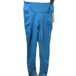 NUX One By One Compression Legging in Deep Teal Women's Size Large NWT